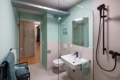 Ein Badezimmer in der Unterkunft Apartment 