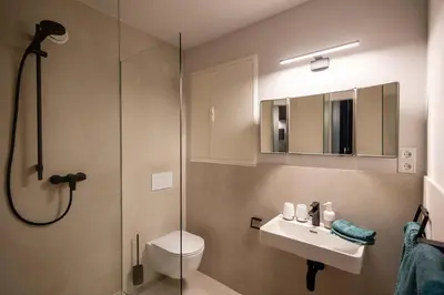 Ein Badezimmer in der Unterkunft Apartment 