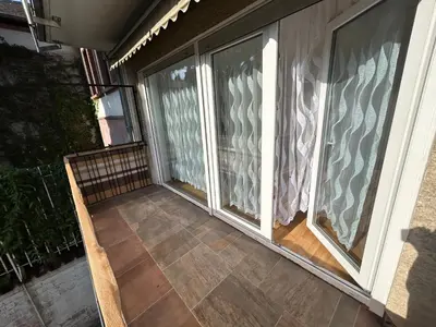 Ein Balkon oder eine Terrasse in der Unterkunft Wohnung im Herzen der Altstadt