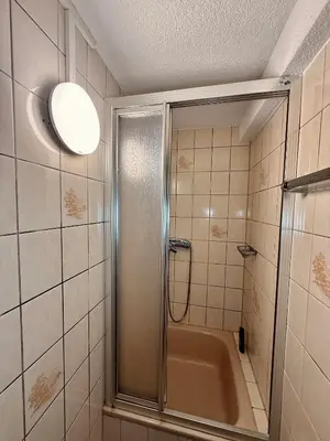 Ein Badezimmer in der Unterkunft Boardinghouse Zur Rose