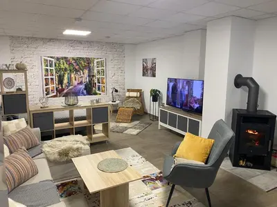 TV/Unterhaltungsangebot in der Unterkunft Gemütliches Apartment ebenerdig