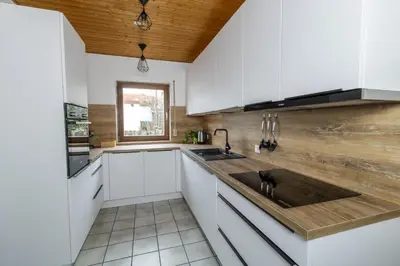 Küche/Küchenzeile in der Unterkunft Cozy Holiday Home