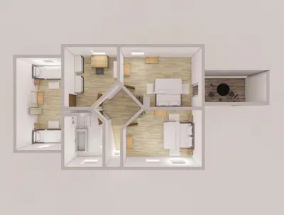 Grundriss der Unterkunft Cozy Holiday Home