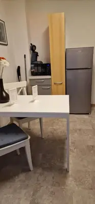 Küche/Küchenzeile in der Unterkunft Wohnung mit Wintergarten