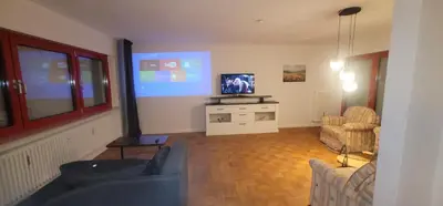 TV/Unterhaltungsangebot in der Unterkunft Ferienwohnungen Am Sportplatz im Gorxheimertal