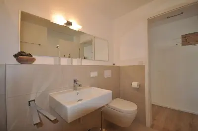 Ein Badezimmer in der Unterkunft Ferienwohnung Schwind in Weyher in der Pfalz