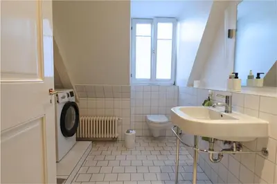 Ein Badezimmer in der Unterkunft Quadrate Hostel Mannheim Z5 Denkmalschutz