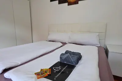 Ein Bett oder Betten in einem Zimmer der Unterkunft Quadrate Hostel Mannheim Z5 Denkmalschutz