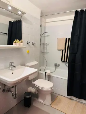 Ein Badezimmer in der Unterkunft La Inside Apartment
