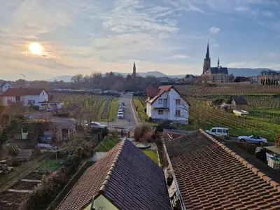 Das Gebäude in dem sich die Ferienwohnung befindet