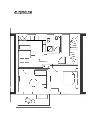 Grundriss der Unterkunft Ferienhaus Urlaub-in-Edenkoben