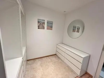 Grundriss der Unterkunft Designer Apartment in Sinsheim Erstbezug 75 TV mit Netflix und offene Küche WeHome Premium