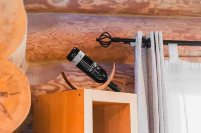 Grundriss der Unterkunft Naturstammhaus mit Sauna, coffee and tea for free