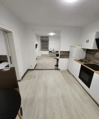Küche/Küchenzeile in der Unterkunft Opel2-Apartmenhaus