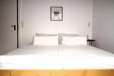 Ein Bett oder Betten in einem Zimmer der Unterkunft Ruhepol