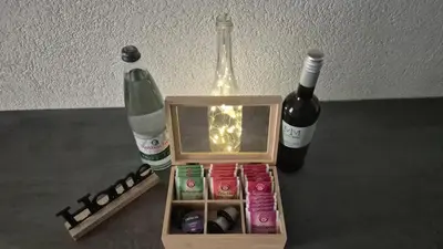 Getränke in der Unterkunft Weisenau-Schlafbereich - Einzel-oder Doppelbett