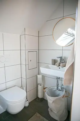Ein Badezimmer in der Unterkunft Citynest - Modern & gemütlich