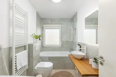 Ein Badezimmer in der Unterkunft Troja Living Helena - Wohnung zentral in Bruchsal