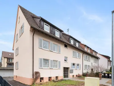 Das Gebäude in dem sich die Ferienwohnung befindet