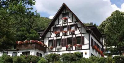 Das Gebäude in dem sich das Hotel befindet