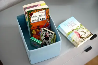 Die Bibliothek in der Ferienwohnung