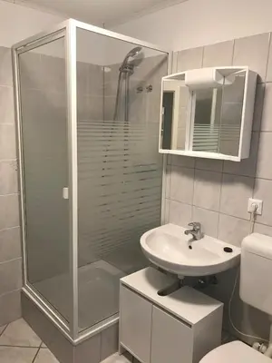 Ein Badezimmer in der Unterkunft Ruhezone