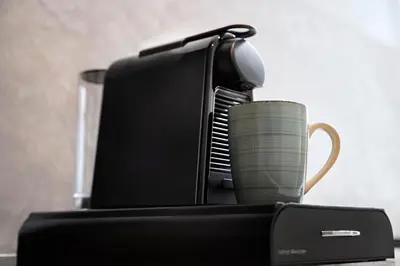 Kaffee-/Teezubehör in der Unterkunft hygge-flats Apartment für 2-6, WLAN, Homeoffice