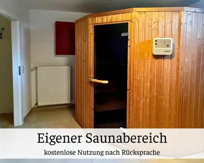 Ein Zertifikat, Auszeichnung, Logo oder anderes Dokument, das in der Unterkunft Ferienhaus Waldblick Heimbuchenthal - mit Kamin, Wintergarten und Terrasse ausgestellt ist