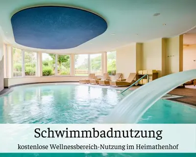 Der Swimmingpool an oder in der Nähe von Ferienhaus Waldblick Heimbuchenthal - mit Kamin, Wintergarten und Terrasse