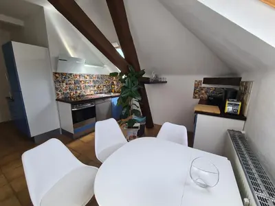 Küche/Küchenzeile in der Unterkunft Villa in Adelsheim
