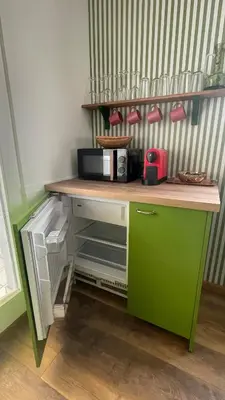 Küche/Küchenzeile in der Unterkunft Apartment on Bergstraße