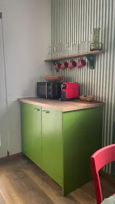 Küche/Küchenzeile in der Unterkunft Apartment on Bergstraße