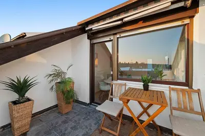Ein Balkon oder eine Terrasse in der Unterkunft Black Forrest Dream