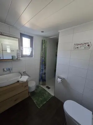 Ein Badezimmer in der Unterkunft Ferienwohnung Ilkas Inn