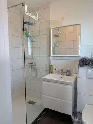 Ein Badezimmer in der Unterkunft Ferienwohnung Tanja
