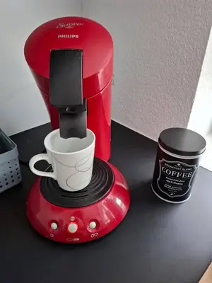 Kaffee-/Teezubehör in der Unterkunft 3 Zimmer Appartement am Wildpark, 83 m nahe Fachhochschule Wirtschaft