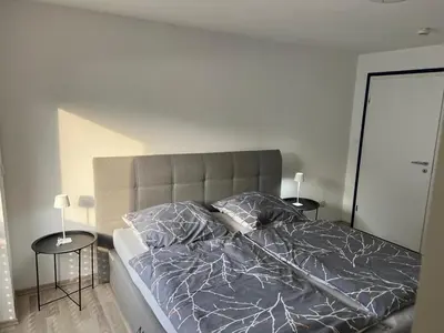 Ein Bett oder Betten in einem Zimmer der Unterkunft Gästezimmer im Haus Anna