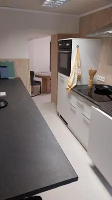 Küche/Küchenzeile in der Unterkunft Anna's Ferienwohnung Bensheim
