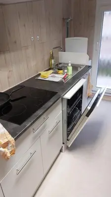 Küche/Küchenzeile in der Unterkunft Anna's Ferienwohnung Bensheim
