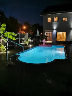 Der Swimmingpool an oder in der Nähe von Apartmenthaus Wertheim