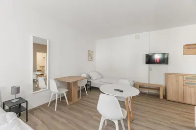 TV/Unterhaltungsangebot in der Unterkunft Monteur Apartments Heilbronn City - LOW BUDGET, PARKING, WIFI, SMART TV NEW