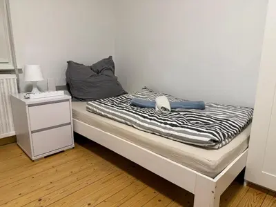 Ein Bett oder Betten in einem Zimmer der Unterkunft Monteur- und Ferienwohnung Landau - Südliche Weinstraße