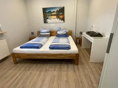 Ein Bett oder Betten in einem Zimmer der Unterkunft Haus Gerda