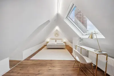 Ein Bett oder Betten in einem Zimmer der Unterkunft STARLIVING Premium Home I 4,5 Schlafzimmer für 8 Gäste