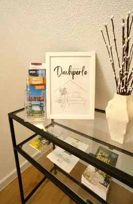 Die Bibliothek in der Ferienwohnung