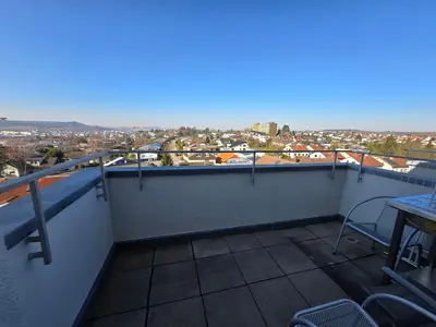 Ein Balkon oder eine Terrasse in der Unterkunft Apartment Katharina
