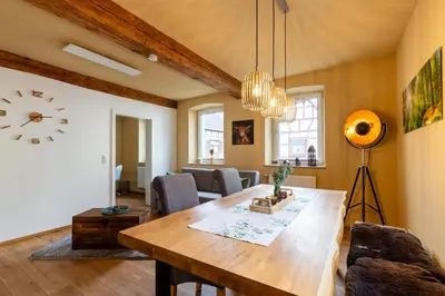 Ein Sitzbereich in der Unterkunft 2 BR Apartment mit Parkplatz