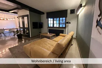 Ein Sitzbereich in der Unterkunft KORN14 Loft - Parken, Küche