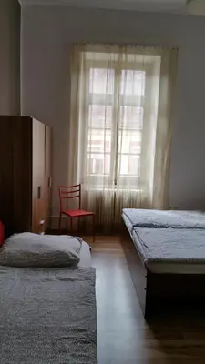 Ein Bett oder Betten in einem Zimmer der Unterkunft Pension Anna