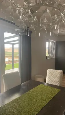 Ein Bett oder Betten in einem Zimmer der Unterkunft Moderne Ferienwohnung Bad Rappenau Verdistraße 9